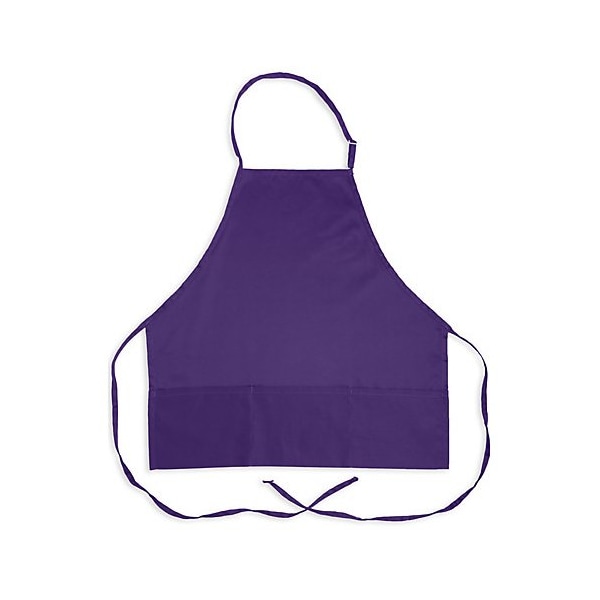 Allpoints Kng 27 In Bib Apron Purple 3 Pocket 1040PUR - main